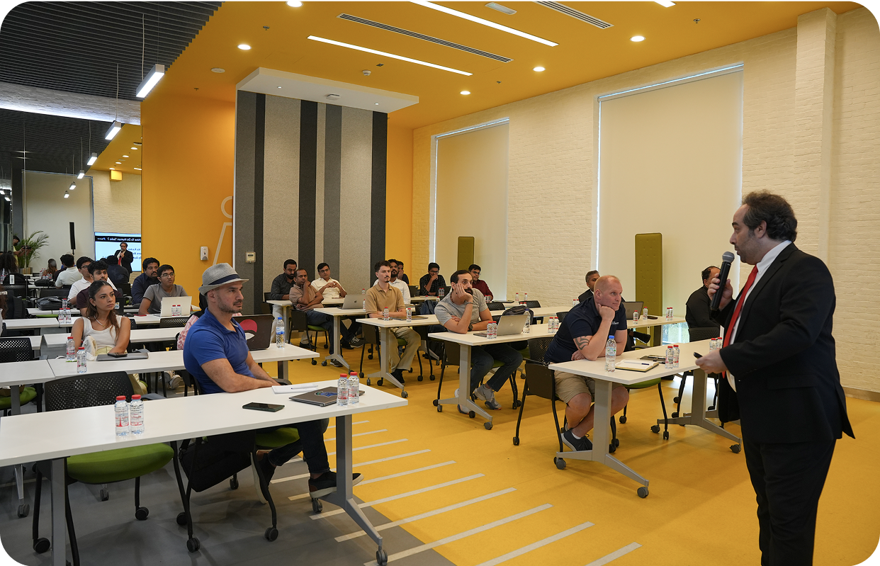 AI Workshop 2 - Conference room with attendees